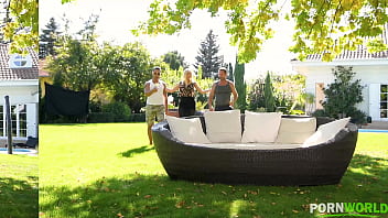 Two dicks make her cum