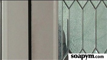 Girl with great body massages and blows a customer 12