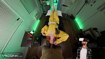 Vr skinny ginger april o'neil blows leonardo's big cock and bangs hard in tmnt cartoon's cosplay pt 1