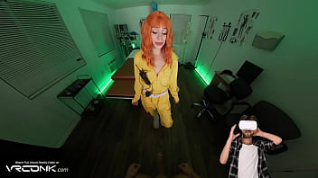 Vr skinny ginger april o'neil blows leonardo's big cock and bangs hard in tmnt cartoon's cosplay pt 1