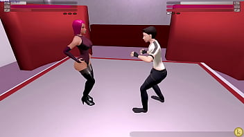 Lordjerle vs roxy cox kinky fight club sexfight maledom