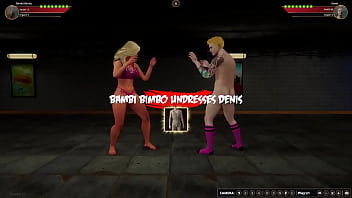Bambi vs denis nf3d mixed sex combat subway