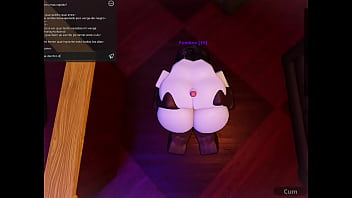 Negro se folla a lindo femboy blanco con culo gordo en roblox