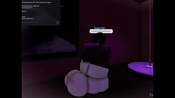 Negro se folla a lindo femboy blanco con culo gordo en roblox