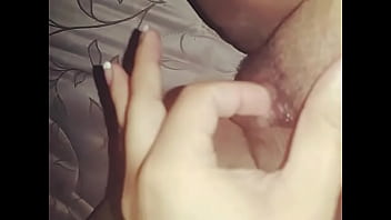 Rubbing and fingering wet pussy