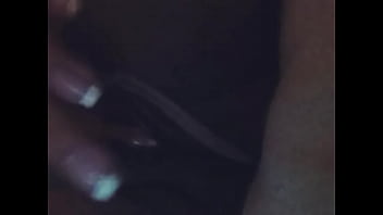 Rubbing and fingering wet pussy