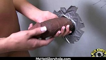 Gorgeous ebony performs a great blowjob 13