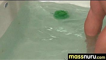 Japanese masseuse gives a full service massage 10