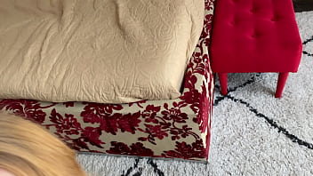 Blonde cum eater taking all of it