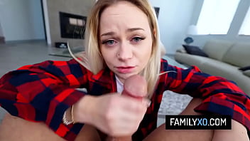 Kinky stepdad fucks his blonde stepdaughter to get back on his cheating wife