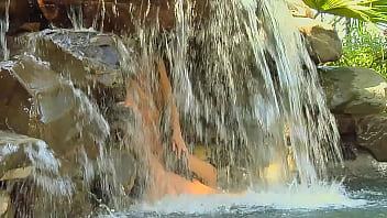 Lesbians by poolside