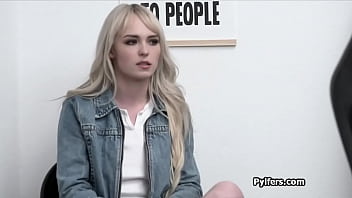 Blonde cutie busted for stealing jewelry she gets punished hard