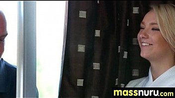 Nuru massage ends with a hot shower fuck 28