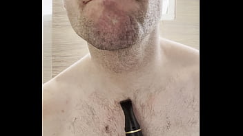 I trim my sweaty hairy armpits chest and arms after the gym to prepare for a photoshoot next week behind the scenes