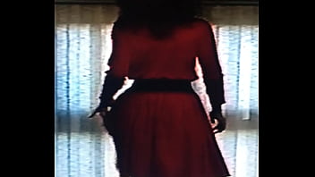 Dressed in red pleasing her boyfriend