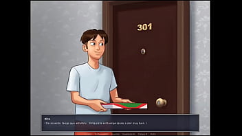 Summertime saga cap 26 follando con una milf pelirroja de enormes tetas