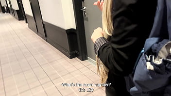 Accidental boner while sharing room with a collegue led to a surprise fuck Accidental boner while sharing room with a collegue led to a surprise fuck