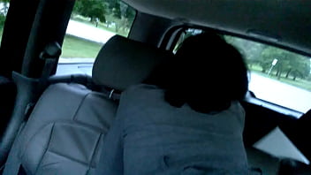 Big booty slammed in car