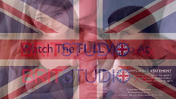 British nurse treats a patient with a sloppy blowjob