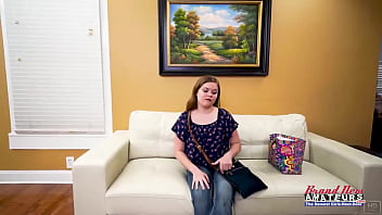 Big titted coed lauren sucks a cock to get her wet pussy fucked and jizzed