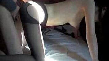 Young sexy wife in doggy