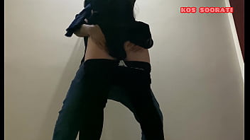 A quick standing doggy sex with horny arab hijab secretary