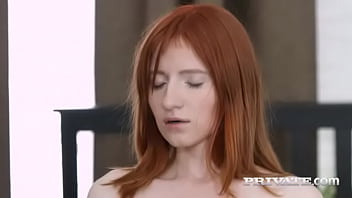 Redhead lili fox fucks until she spots her face