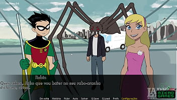 Jogo parodia de jovens titas ep 27 nova atividade jinx e blackfire na prisão