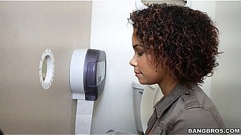 Black girl raven wants to try out the glory hole ghl14900