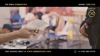 Blonde with dazzling dress tremendous slut