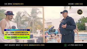 Blonde with dazzling dress tremendous slut