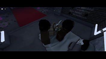 Dumb blonde is a good girl for black guys