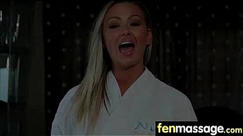 Babe hottie fires fantasy massage 2