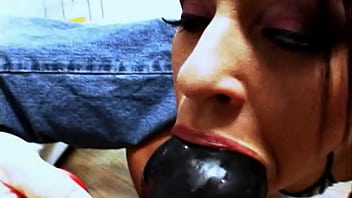 Girl from closet and fucked in a muzzle bdsm