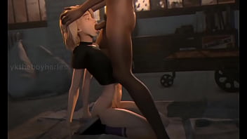 Miles makes gwen give him a blowjob