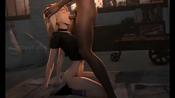 Miles makes gwen give him a blowjob