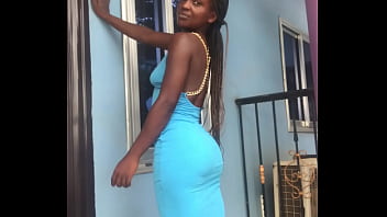 Crazybitch twerking on the balcony