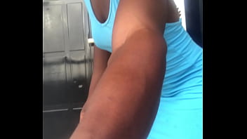 Crazybitch twerking on the balcony