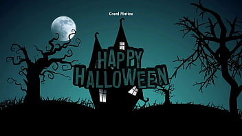 Ela voltou da festa de halloween toda arrombadinha e gozadinha