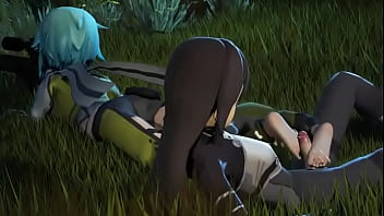 Kirito cum on feet