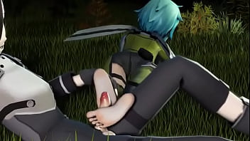 Kirito cum on feet