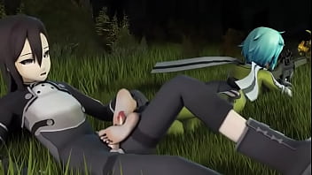 Kirito cum on feet