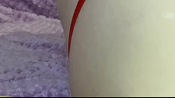 Wet pussy in red sexy lingerie