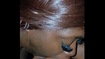 Darkchocolatebarbie took my soul and kept sucking after this super sloppy blowjob