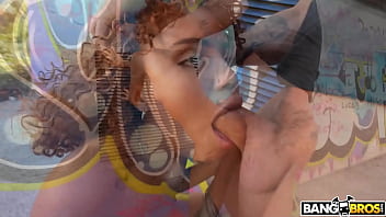 Bangbros emilio ardana pounds selva lapiedra's ass in different positions then shoots his sperm on her face