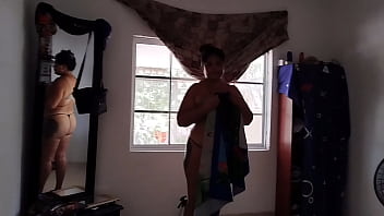 ¡bbw colombiana la puta seduce al vecino para que le chupe el culo y termina en una buena y dura follada