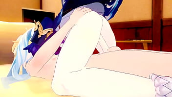 Furina surprise birthday sex genshin impact hentai compilation