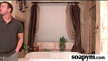 Friend gives him a soapy massage 6
