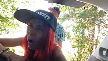 We got out into nature and had great sex on the shore of the lake