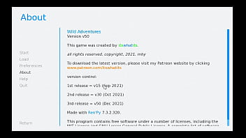 Wild adventures itswhatits gameplay of adult game downloaded from patreon